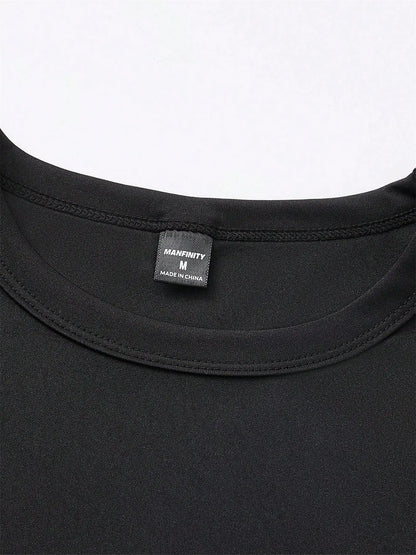 Men's Summer 100% Cotton Fashionable Casual Loose Large Size FAITH HOPE LOVE Printed Sports Round Neck Short Sleeve T-shirt Top NovaCart