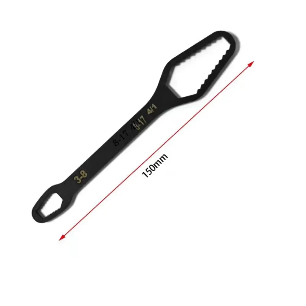 Universal Adjustable Torx Wrench 3-17mm Double-Headed Self-Tightening Glasses Wrench Board for Factory Hand Tools Spanner Pi-Mart