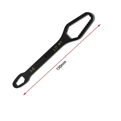 Universal Adjustable Torx Wrench 3-17mm Double-Headed Self-Tightening Glasses Wrench Board for Factory Hand Tools Spanner Pi-Mart