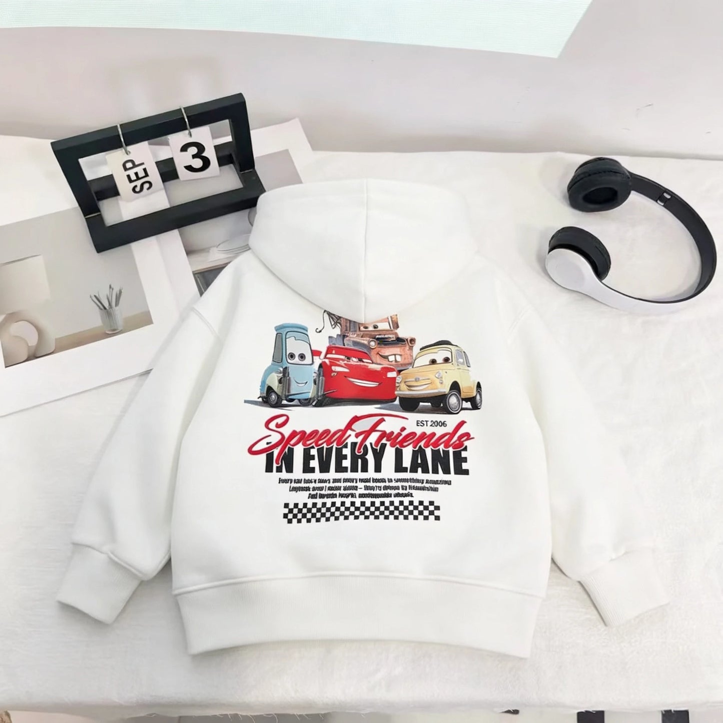Hoodies For Kids Clothing Spring New Style Cartoon Car Fashion Sweatshirts Tops Hooded Long Sleeved Children's Costume Hoodie NovaCart