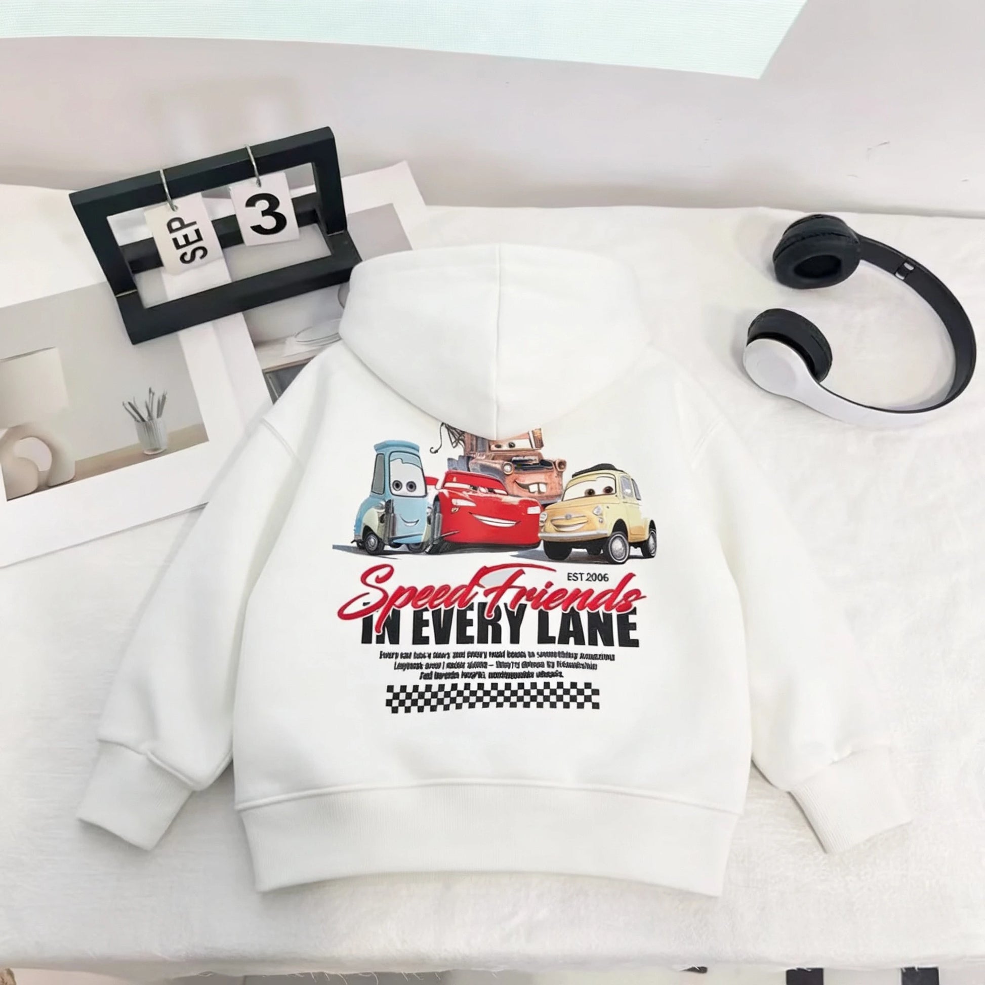 Hoodies For Kids Clothing Spring New Style Cartoon Car Fashion Sweatshirts Tops Hooded Long Sleeved Children's Costume Hoodie NovaCart