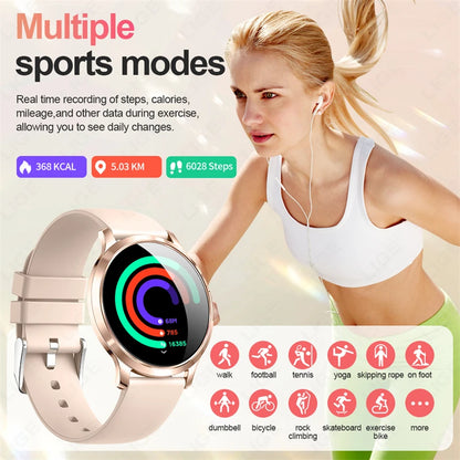 LIGE Women Smart Watch 2026 Ultra-thin AMOLED Screen Sport Fitness Bracelet Custom Watch Face Bluetooth Call Luxury Smartwatch NovaCart