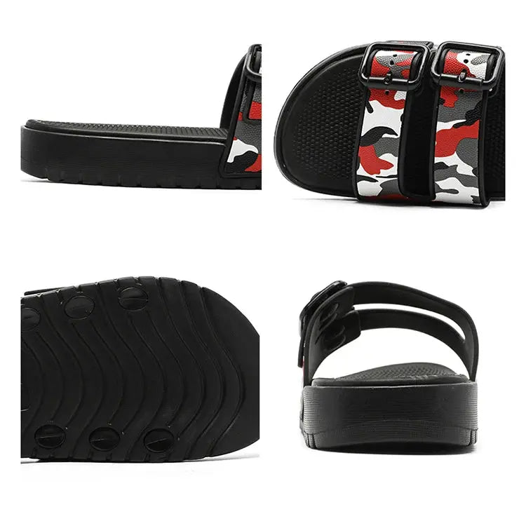 Summer beach slippers men's fashion comfortable breathable sandals ultra-light indoor and outdoor men's slippers plus size 46 47 NovaCart
