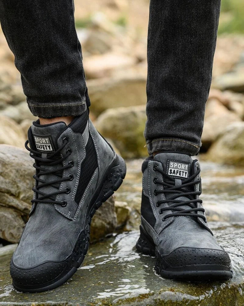 Safety protective shoes  thick-soled fashion breathable non-slip non-tired feet work shoes anti-smash anti-stabbing safety shoes NovaCart