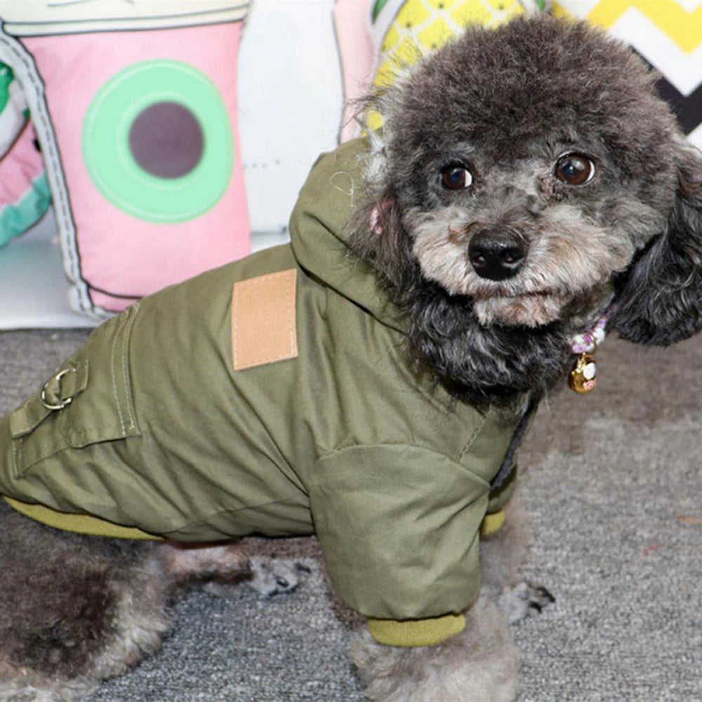 Winter Warm Puppy Jacket, Thicken Hoodie Dog Coat for Small Medium Dogs Chihuahua Yorkies, Cute Pet Clothing NovaCart