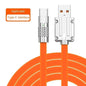 Liquid Silicone Cable Quick Charge 1M USB Cable USB C Charger Cable for Huawei Samsung Xiaomi 120W 6A Super Fast Charge Type C Pi-Mart