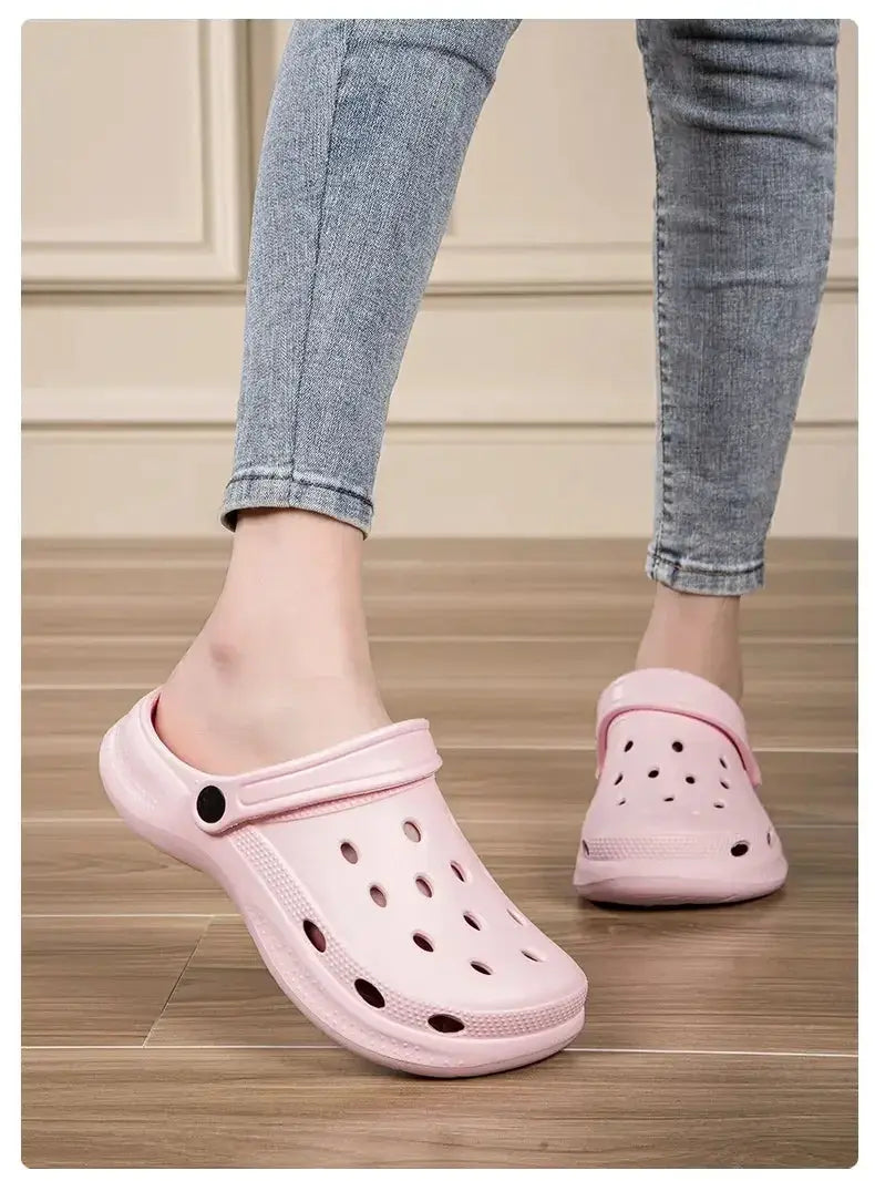 Summer Men Clogs Sandals Men's and Women's Leisure Slippers Beach Slides Home Garden Shoes Outdoor Sandals Plus Size 46 47 48 NovaCart