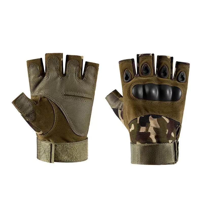 Half Finger Men's Gloves Outdoor Military Tactical Gloves Sports Shooting Hunting Airsoft Motorcycle Cycling Gloves Pi-Mart