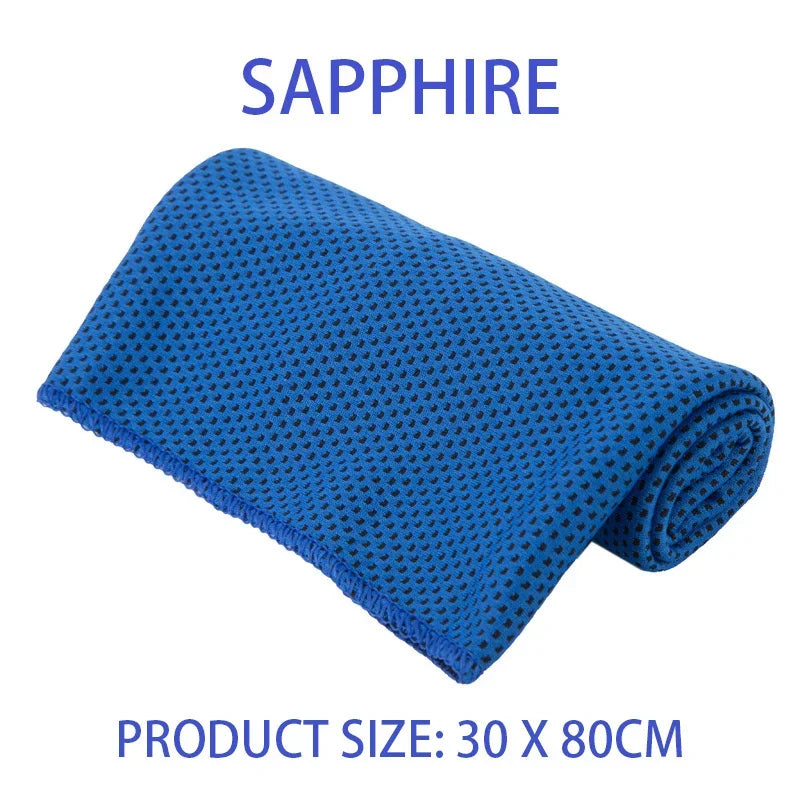 Cooling Towel Breathable Chilly Towel Sports Towel With Storage Box Yoga Towel Gym Towel for Indoor & Outdoor Activities Pi-Mart