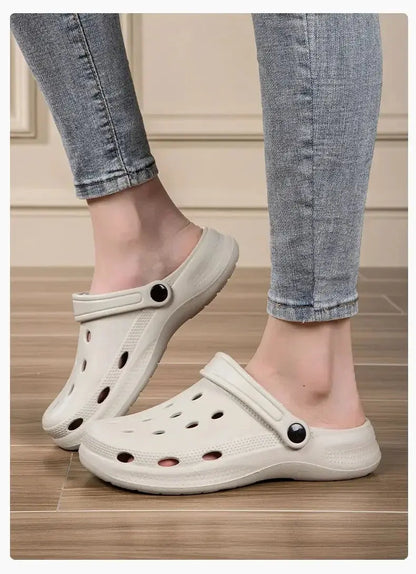 Summer Men Clogs Sandals Men's and Women's Leisure Slippers Beach Slides Home Garden Shoes Outdoor Sandals Plus Size 46 47 48 NovaCart