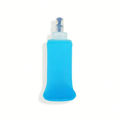 150ml/250ml/500ml Collapsible Silicone Water Bottle with Bite Valve, Outdoor Portable for Running Camping Hiking Travel Pi-Mart