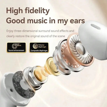 New air pro bluetooth earphones,wireless earbuds with mic,hifi stereo sound,clear bass,long playtime,compatible with android ios NovaCart