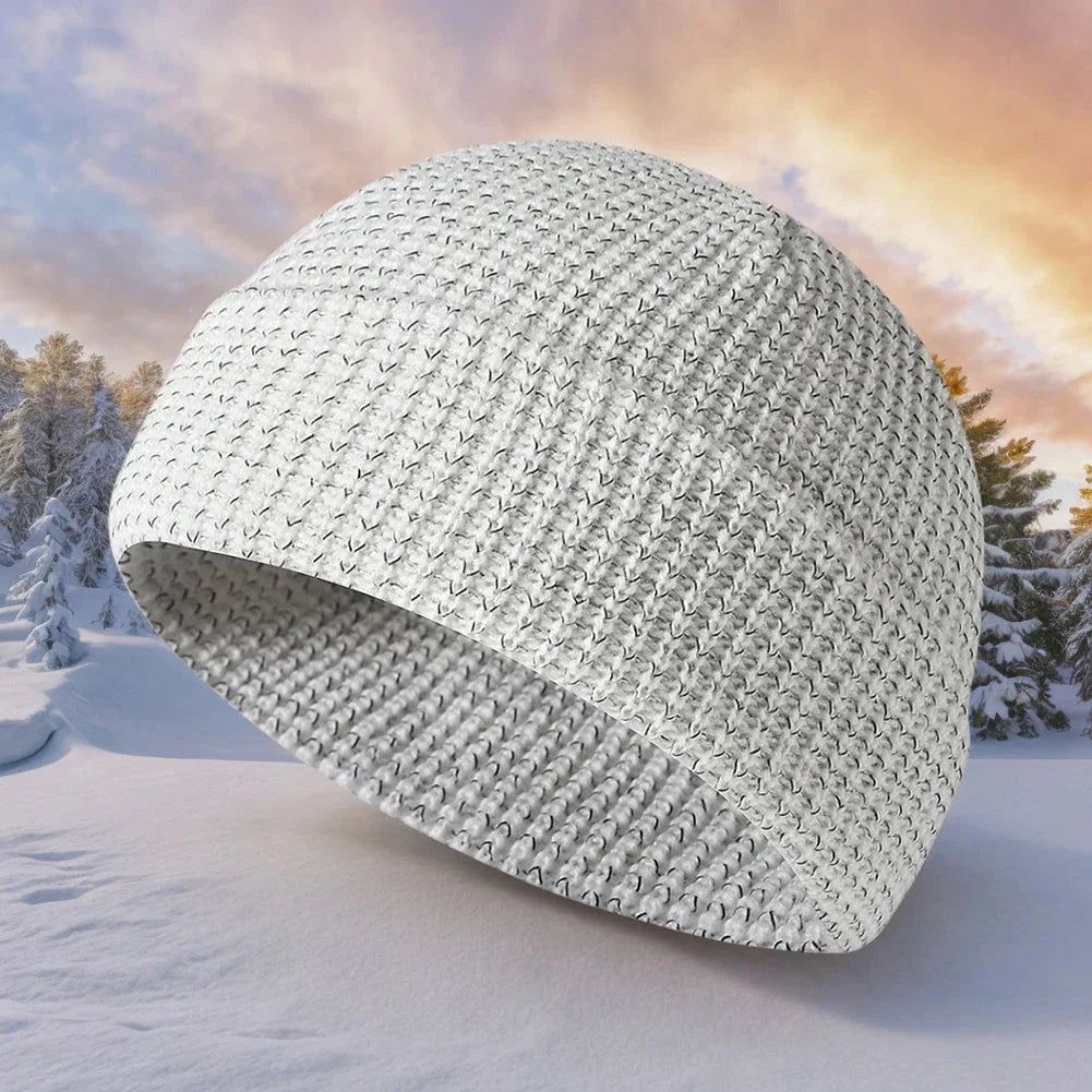 Unisex Winter Reflective Beanie – High Visibility Noctilucent Knit Hat FitiqueFit