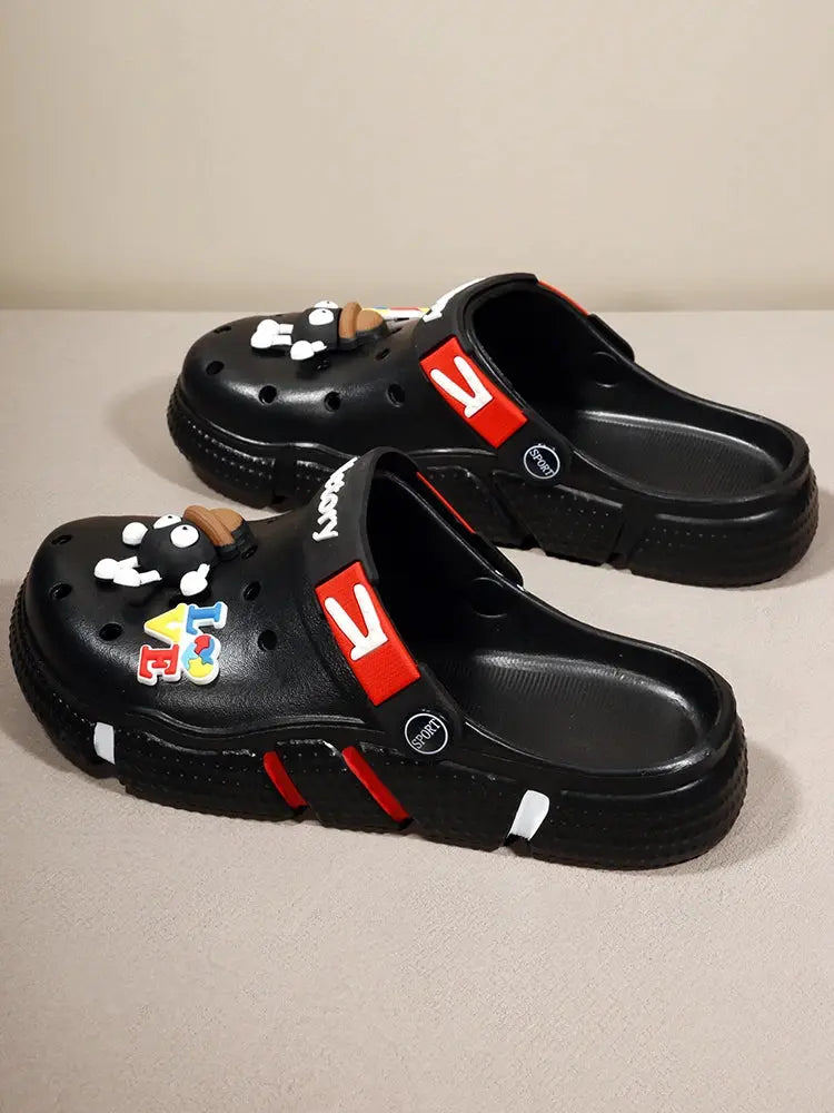 Hole Shoes Men's Summer Ligtweight EVA Trend Home Sandals Clogs Shoes Men Baotou Slippers Outdoor Comfortable Sandals Size 36-50 NovaCart