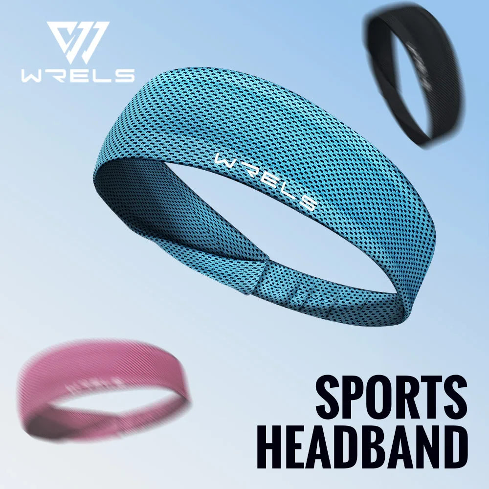 Summer Sport Headband Breathable Fitness Sweatband Non Slip Elastic Tennis Headband Sweat Wicking Lightweight Running Hairband Pi-Mart