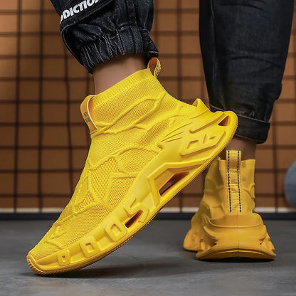 Men's Outdoor Sports Shoes - High-Top Sports Shoes Are Novel and Fashionable, Non-Slip and Durable, Suitable for All Seasons, NovaCart