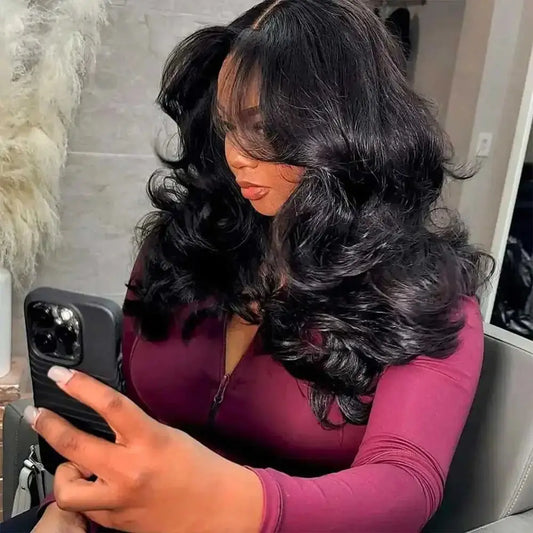 250% Glueless Wig Body Wave Human Hair Wigs Pre Cut 13x4 13x6 HD Lace Frontal Wigs Pre Plucked Curly Lace Front Human Hair Wigs NovaCart