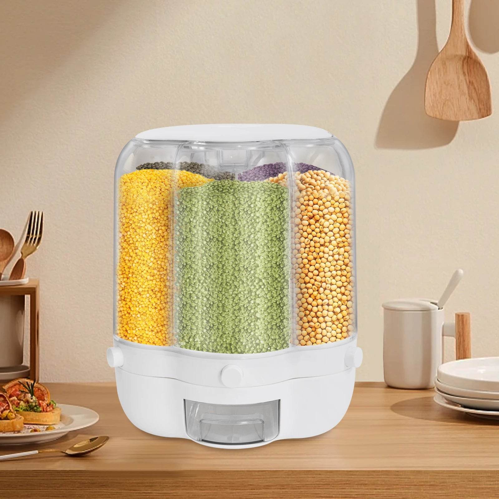 6-Grid Rotating Food Dispenser SmartPursue™