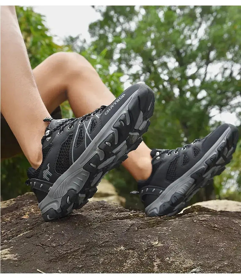 Men's Hiking Shoes Breathable Mesh Sports Single Shoes Summer Outdoor Wear-resistant  Hiking and Hunting Tactical Sports Shoes NovaCart