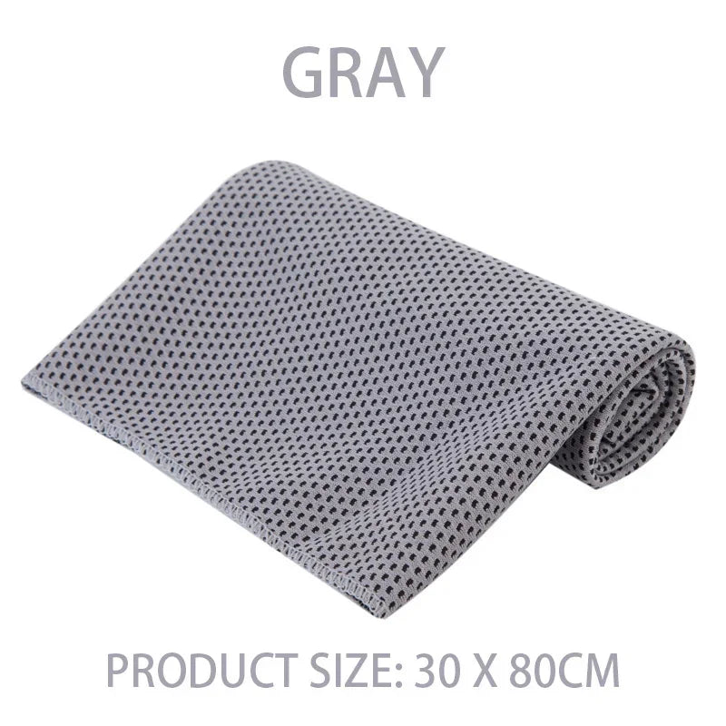 Cooling Towel Breathable Chilly Towel Sports Towel With Storage Box Yoga Towel Gym Towel for Indoor & Outdoor Activities Pi-Mart