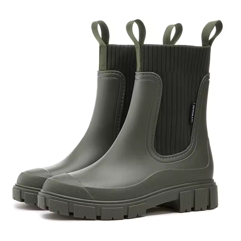 Women’s Waterproof Anti-Slip Rain Boots – Stay Dry Every Step FitiqueFit
