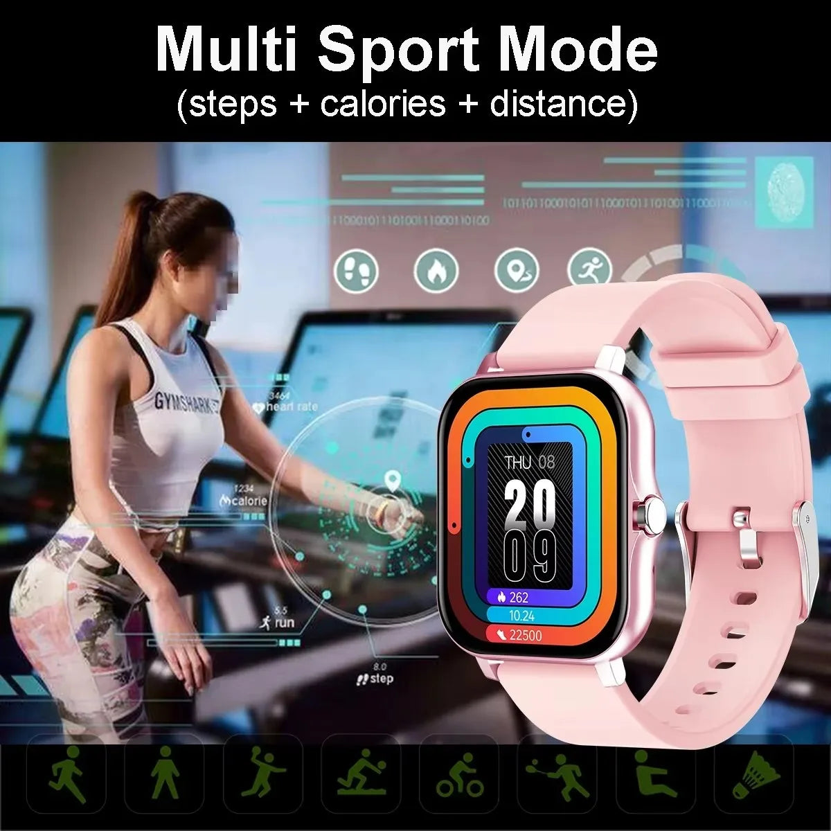 2026 New Multifunctional Smart Watch Men & Women Bluetooth Connected Phone Music Fitness Sports Bracelet Sleep Monitor watch NovaCart