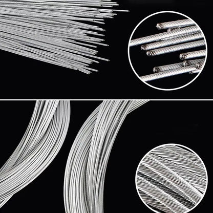 1/5/10PCS 2M MTB Bicycle Brake Line Bicycle Speed Line Fixed Gear Shifter Gear Brake Cable Set Core Inner Wire for MTB Road Bike Pi-Mart