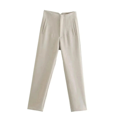Women’s High Waist Slim Trousers FitiqueFit