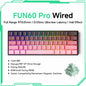 Akko MonsGeek FUN60 Mechanical Keyboard Magnetic Switch 60% Gaming Keyboards Rapid Trigger 0.01mm 8K ARGB HE/TMR Custom Keyboard Pi-Mart