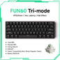 Akko MonsGeek FUN60 Mechanical Keyboard Magnetic Switch 60% Gaming Keyboards Rapid Trigger 0.01mm 8K ARGB HE/TMR Custom Keyboard Pi-Mart