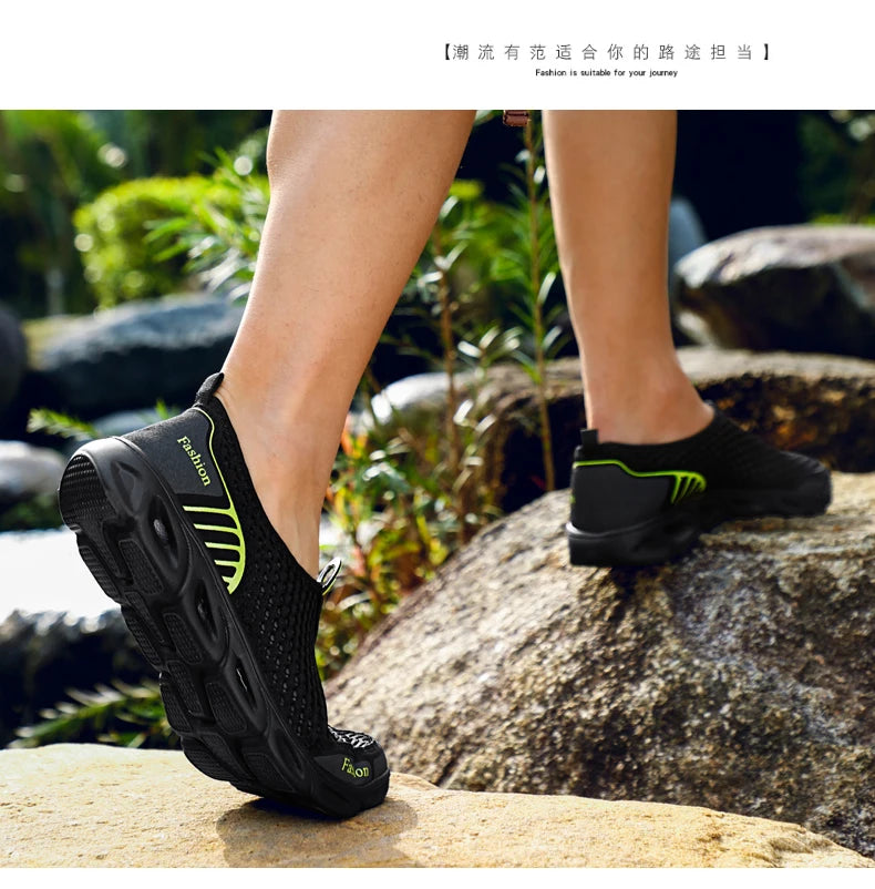 Fashion Casual Shoes Lightweight Summer Breathable Men Shoes Outdoor Comfortable Women Footwear Male Ladies Walking Shoes 36-45 NovaCart