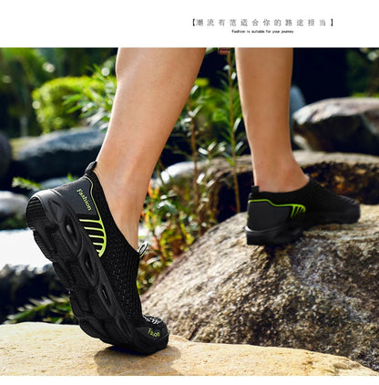 Fashion Casual Shoes Lightweight Summer Breathable Men Shoes Outdoor Comfortable Women Footwear Male Ladies Walking Shoes 36-45 NovaCart