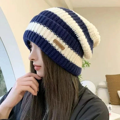 Unisex Stacking Knitted Beanie Cap – Winter Warm Striped Hip-Hop Bonnet Hat FitiqueFit