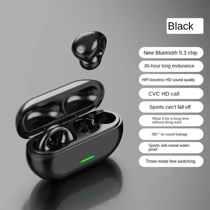 New Original T75 Bone Conduction Wireless Bluetooth 5.3 Headphones Sports Earphones HiFi Sound Quality Waterproof TWS Headset NovaCart