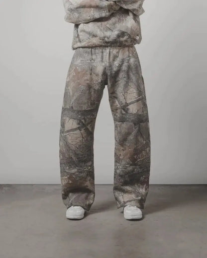 Y2K Retro SweatPants Camouflage Pattern Print Streetwear Men harajuku Street Hip Hop Unisex Oversized Casual Camo Baggy Trousers NovaCart