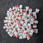 20-100pc Mechanical Keyboard Switches Blue Red Brown Switch Customizable Hot-Swappable 3 Pins Cross Stem for Mechanical Keyboard Pi-Mart