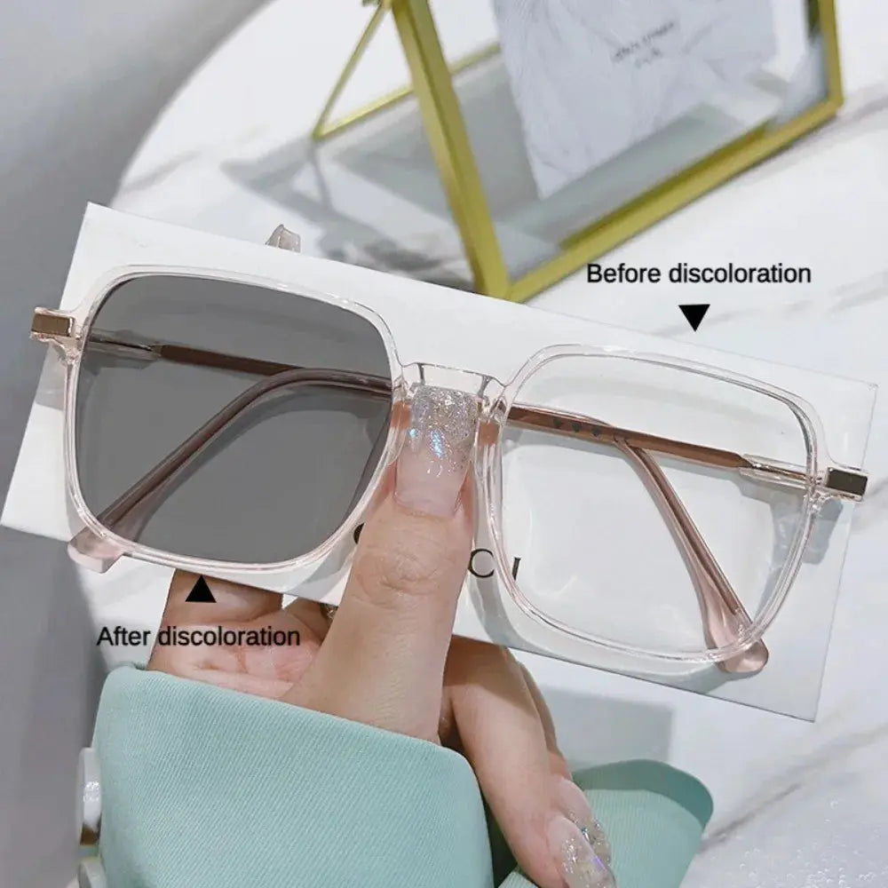 Photochromic Anti Radiation Glasses Metal Eyeglass For Woman Men NovaCart