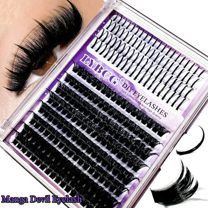 Lash Clusters 100D Lash Spikes Eyelash Clusters Volume Individual Lashes DIY Spiky Lash Extension Mega Cluster Eyelash Extension NovaCart