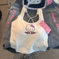 Y2K Hello Kitty Crop Top – Emo Girls Vintage Punk Tank FitiqueFit