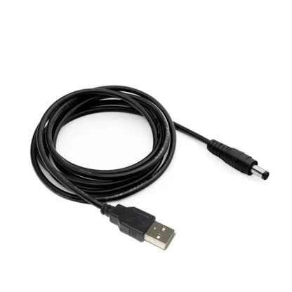Universal Power Cable USB to DC 5.5 * 2.1mm Jack 5V Charging Cord with 8 Selectable Connector Tips for CCTV Cameras TV Box Pi-Mart