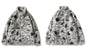 Hip Hop Jacket Streetwear Tie Dye Heart Fuzzy Jackets Warm Coats