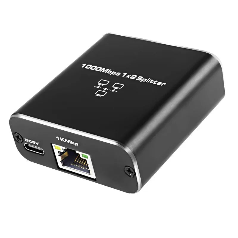 RJ45 Splitter 1 in 2/3/4 Out Network  1000Mbps RJ45 Adapter Gigabit Converter Internet Ethernet 8P8C Extender Plug Extension Pi-Mart