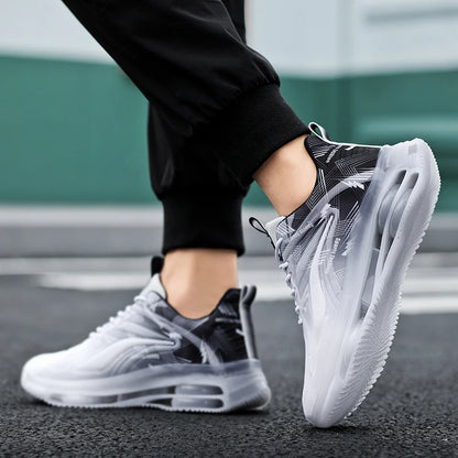 Men's Fashionable Basketball Shoes, with Air Cushioning, Comfortable and Non-Slip, Breathable and Shock-Absorbing, Suitable for Men's Outdoor Activities NovaCart