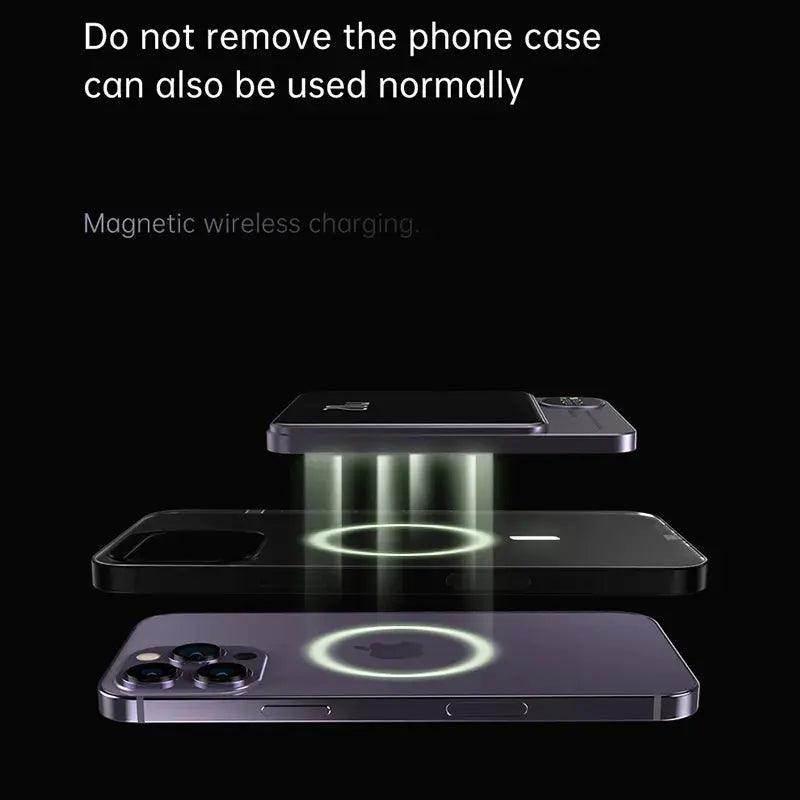PowerHub ChargeMate wireless charger MagSafe Power Bank for iphone SmartPursue™