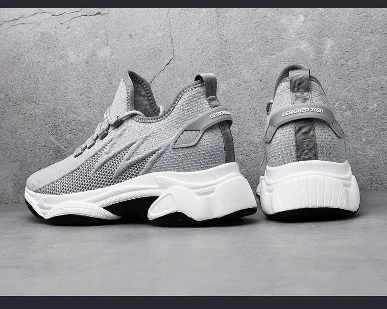 Men Sneakers Casual Heightening Shoes 8cm Height Increase Shoes For Men Summer Breathable 6cm Elevator Shoes 10cm Insole Taller NovaCart