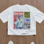 Y2k Top Oversized T-shirt Harajuku Goth Street Retro Men Hip Hop Women T-shirt Summer American Alphabet Print Graphic T-shirt NovaCart