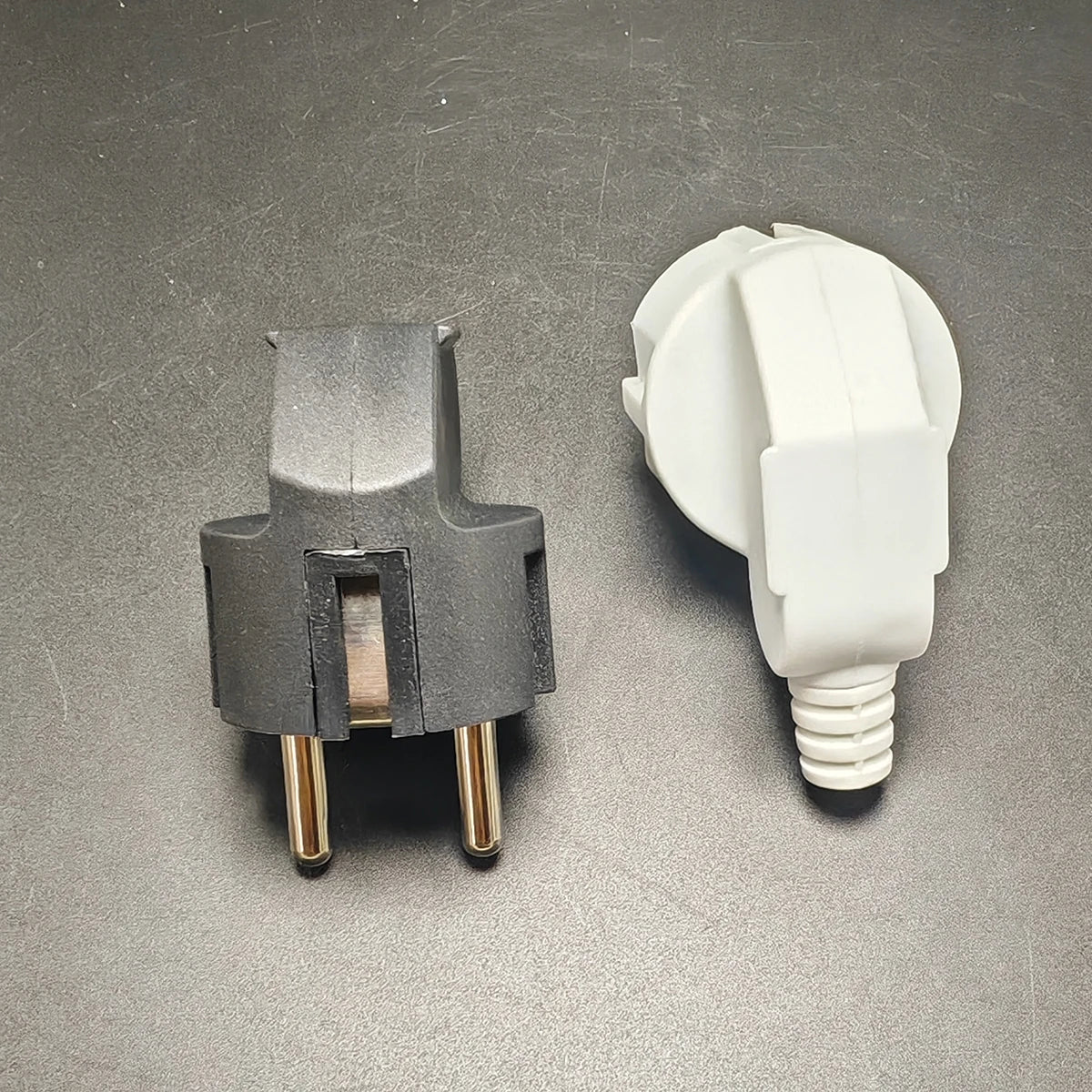 3 Pcs 4.8mm EU Schuko, Replaceable & Rewireable 250V 16A IP44 Socket Connector For Power Extension Cable Pi-Mart