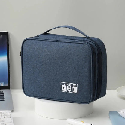 Multifunctional Digital Bag Data Cable Headphones Hard Drive Power Supply Digital Handbag Electronic Accessory Storage Bag Pi-Mart