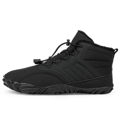Snow Boots Men Winter Shoes Barefoot Ankle Boots 36-46 Couple Snow Shoes Outdoor Hiking Shoes Fur Warm Plush Boots NovaCart