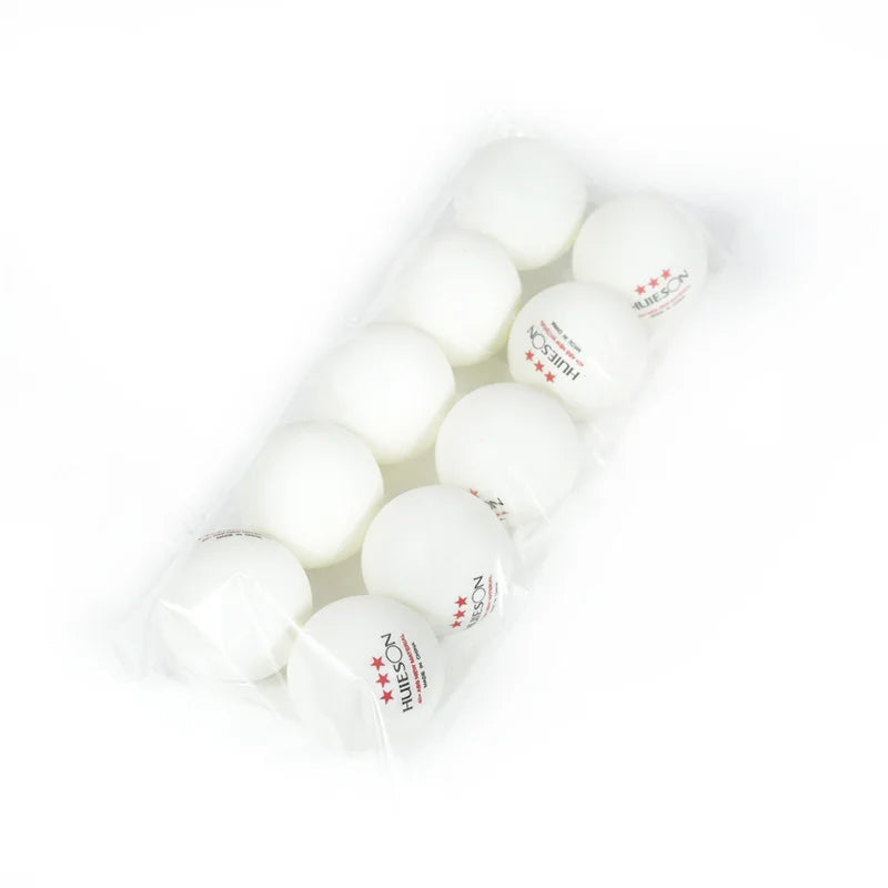 10 PCS Huieson New ABS Plastic Table Tennis Balls 3 Star 2.8g 40+mm Ping Pong Balls for Match Training Balls Pi-Mart